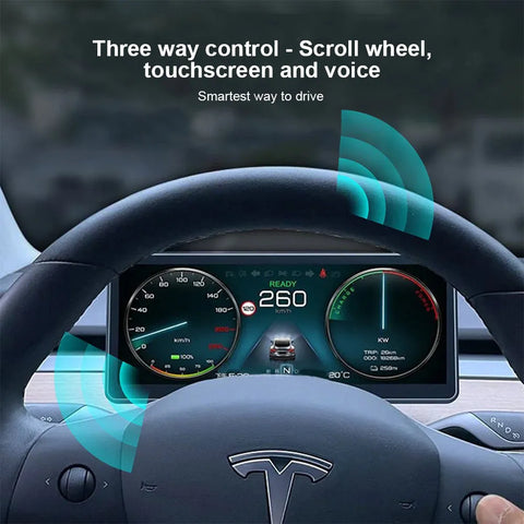 Tesla Model 3 Model Y - 9" Touchscreen Monitor Smart Dashboard Tesla Model 3 Model Y - 9" Touchscreen Monitor Smart Dashboard