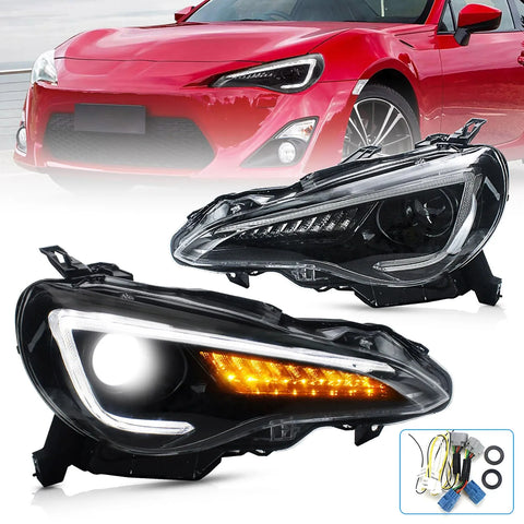 Toyota 86 Subaru BRZ 2012-2021 - Vland Sequential Head Lights Toyota 86 Subaru BRZ 2012-2021 - Vland Sequential Head Lights