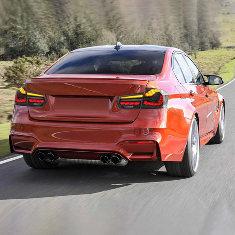 BMW 3 Series F30 F80  - Vland Sequential Tail Lights Dragon Scale Style BMW 3 Series F30 F80  - Vland Sequential Tail Lights Dragon Scale Style