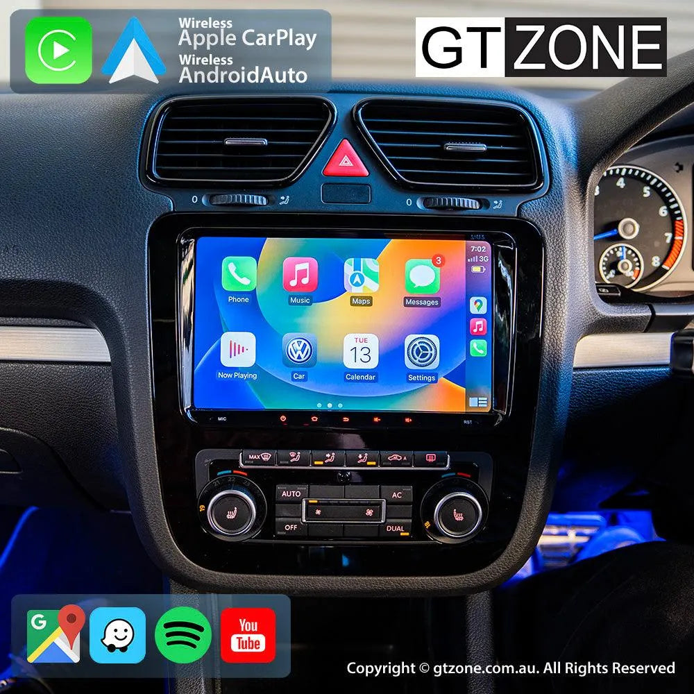 Volkswagen Scirocco Head Unit Upgrade Kit (2009-2014) - 9inch Wireless Multitouch Smartscreen with Apple Carplay Android Auto Volkswagen Scirocco Head Unit Upgrade Kit (2009-2014) - 9inch Wireless Multitouch Smartscreen with Apple Carplay Android Auto