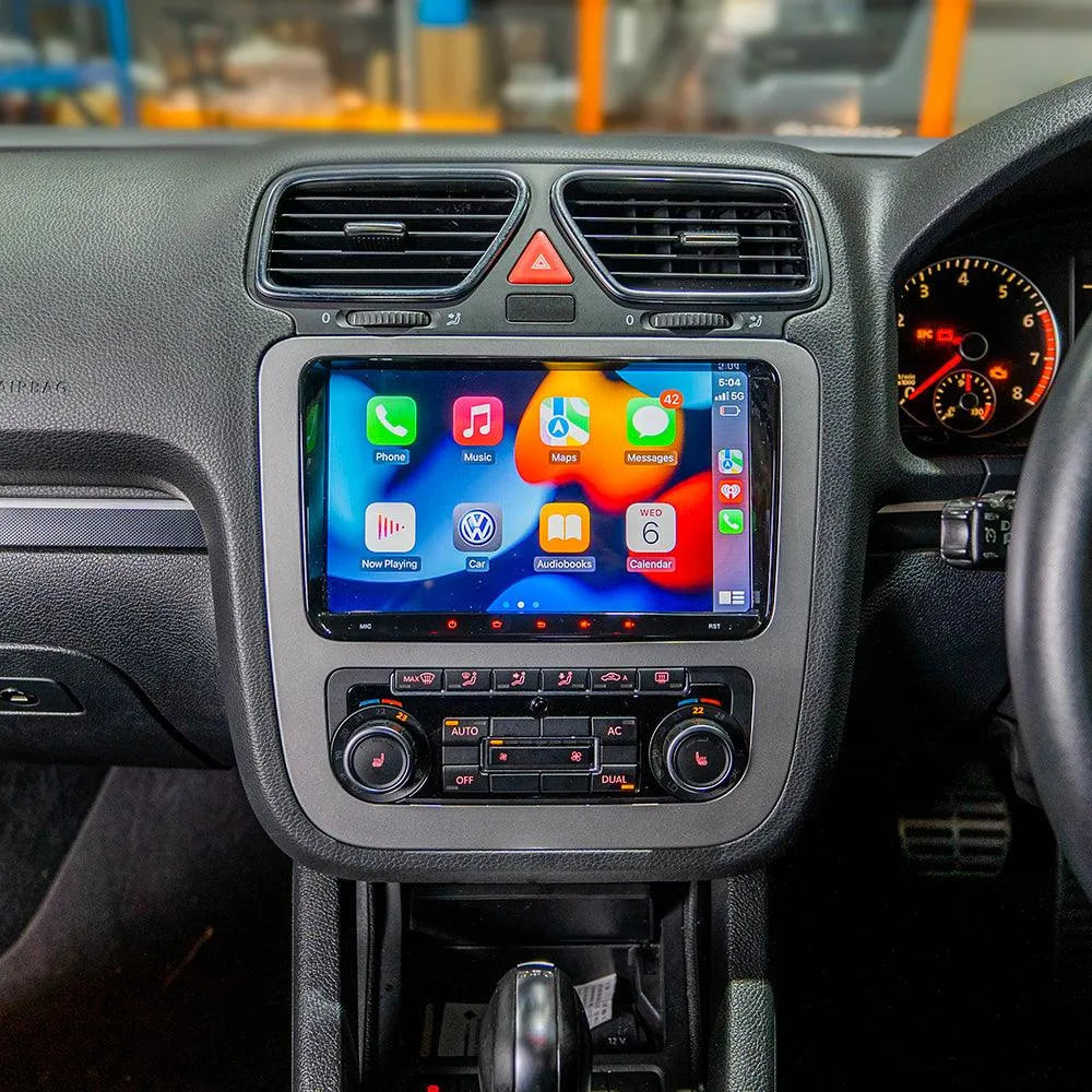 Volkswagen Eos Head Unit Upgrade Kit (2007-2014) - 9inch Wireless Multitouch Smartscreen with Apple Carplay Android Auto Volkswagen Eos Head Unit Upgrade Kit (2007-2014) - 9inch Wireless Multitouch Smartscreen with Apple Carplay Android Auto
