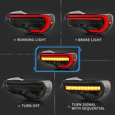 Toyota 86 Subaru BRZ 2012-2021 - Vland Sequential Tail Lights Toyota 86 Subaru BRZ 2012-2021 - Vland Sequential Tail Lights