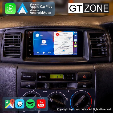 Toyota Corolla Head Unit Upgrade Kit (2002-2007) - 7inch Wireless MultiTouch Smartscreen with Apple Carplay Android Auto Toyota Corolla Head Unit Upgrade Kit (2002-2007) - 7inch Wireless MultiTouch Smartscreen with Apple Carplay Android Auto