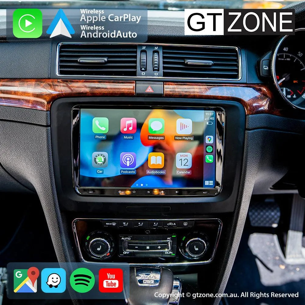 Skoda Superb Head Unit Upgrade Kit (2009-2015) - 9inch Wireless Multitouch Smartscreen with Apple Carplay Android Auto Skoda Superb Head Unit Upgrade Kit (2009-2015) - 9inch Wireless Multitouch Smartscreen with Apple Carplay Android Auto