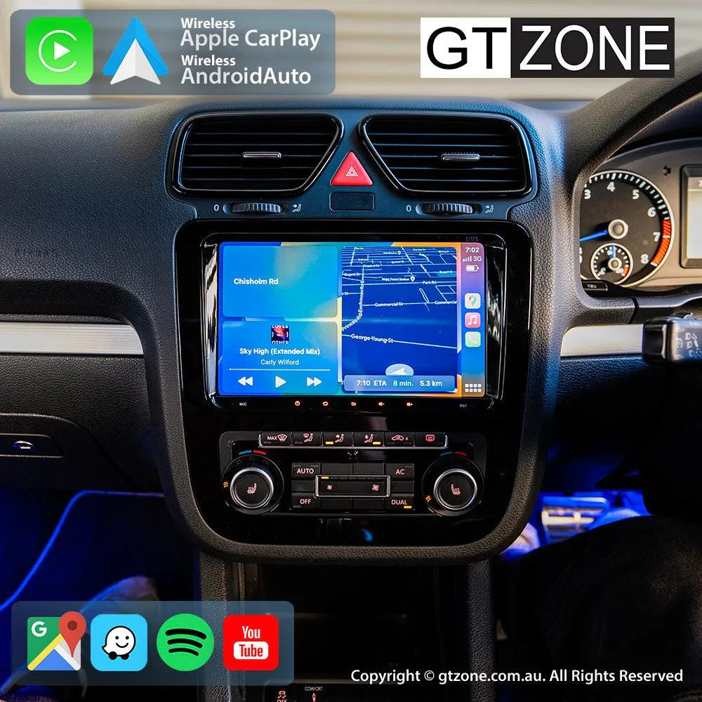 Volkswagen Scirocco Head Unit Upgrade Kit (2009-2014) - 9inch Wireless Multitouch Smartscreen with Apple Carplay Android Auto Volkswagen Scirocco Head Unit Upgrade Kit (2009-2014) - 9inch Wireless Multitouch Smartscreen with Apple Carplay Android Auto