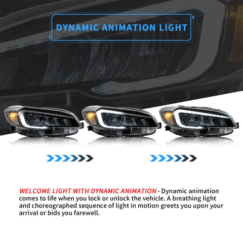 Subaru WRX 2015-2021 - Vland Sequential Head Lights Subaru WRX 2015-2021 - Vland Sequential Head Lights