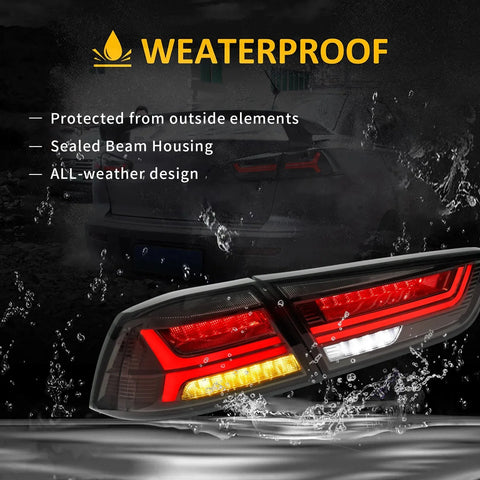 Mitsubishi Lancer 2008-2018 Evo X - Vland Sequential LED Tail Lights Mitsubishi Lancer 2008-2018 Evo X - Vland Sequential LED Tail Lights