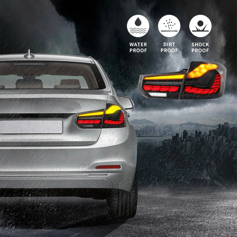 BMW 3 Series F30 F80  - Vland Sequential Tail Lights Dragon Scale Style BMW 3 Series F30 F80  - Vland Sequential Tail Lights Dragon Scale Style
