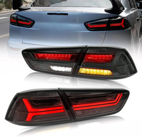 Mitsubishi Lancer 2008-2018 Evo X - Vland Sequential LED Tail Lights Mitsubishi Lancer 2008-2018 Evo X - Vland Sequential LED Tail Lights
