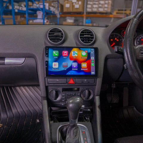 Audi A4 Head Unit Upgrade Kit (2001-2008) - 9inch Wireless Multitouch Smartscreen with Apple Carplay Android Auto Audi A4 Head Unit Upgrade Kit (2001-2008) - 9inch Wireless Multitouch Smartscreen with Apple Carplay Android Auto