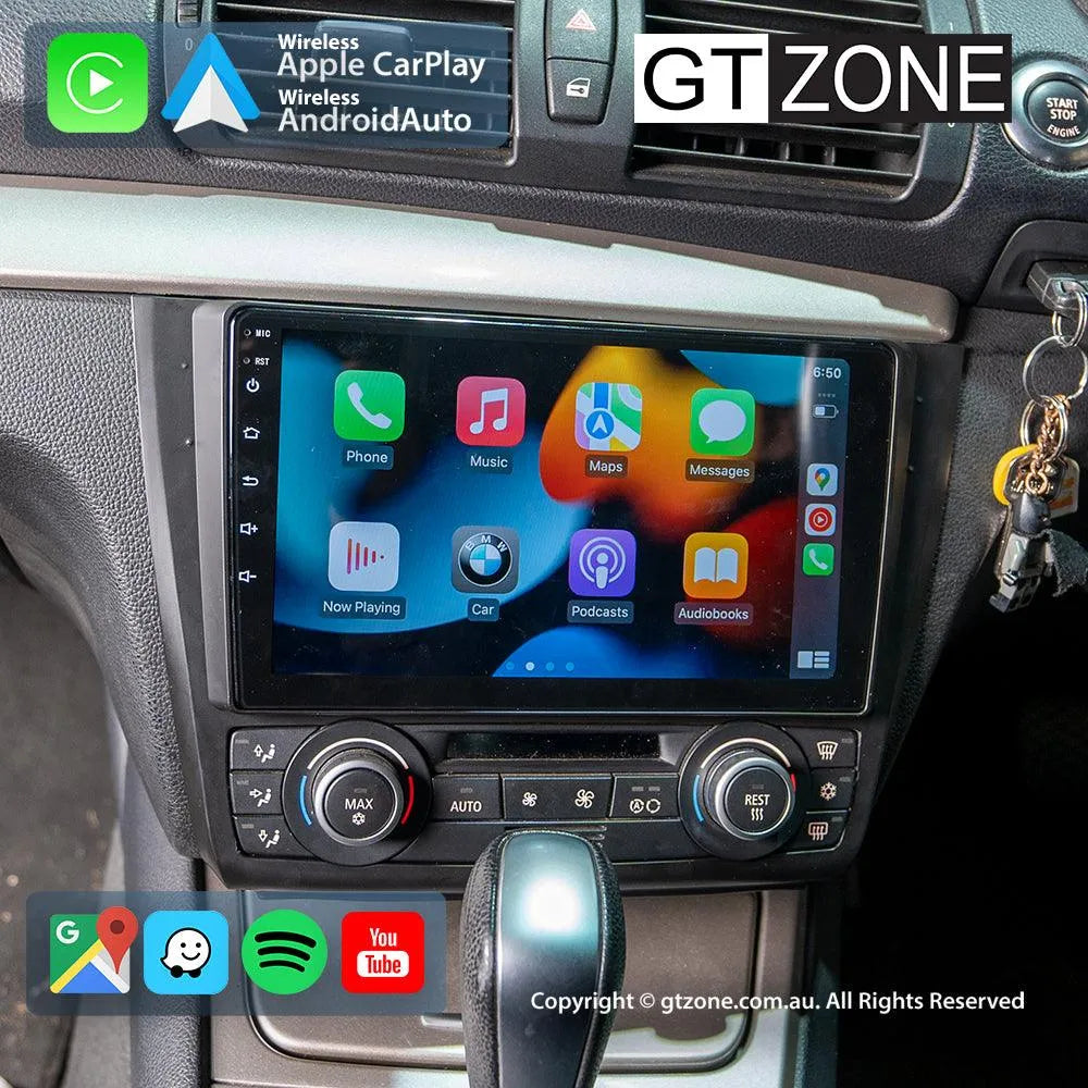 BMW 1-Series Auto-AC Head Unit Upgrade Kit (2004-2011) - 9inch Wireless Multitouch Smartscreen with Apple Carplay Android Auto BMW 1-Series Auto-AC Head Unit Upgrade Kit (2004-2011) - 9inch Wireless Multitouch Smartscreen with Apple Carplay Android Auto