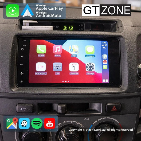Toyota Hilux N70 Head Unit 7 Inch Upgrade Kit (20052015) GTZONE GTzone