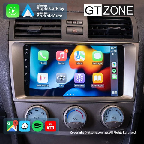 Toyota Camry Aurion Head Unit Upgrade Kit (2006-2011) - 9inch Wireless MultiTouch Smartscreen with Apple Carplay Android Auto Toyota Camry Aurion Head Unit Upgrade Kit (2006-2011) - 9inch Wireless MultiTouch Smartscreen with Apple Carplay Android Auto