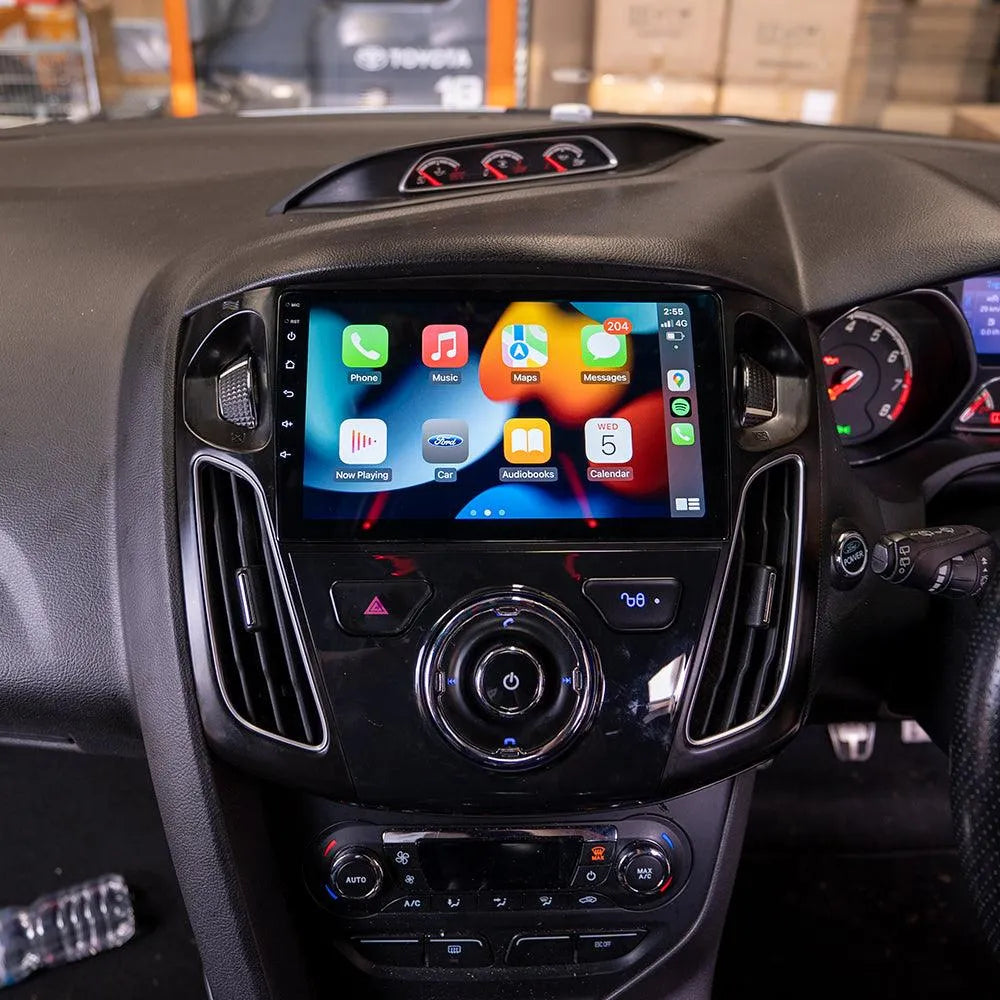 Ford Focus Head Unit Upgrade Kit (2012-2018) - 9inch Wireless Multitouch Smartscreen with Apple Carplay Android Auto Ford Focus Head Unit Upgrade Kit (2012-2018) - 9inch Wireless Multitouch Smartscreen with Apple Carplay Android Auto