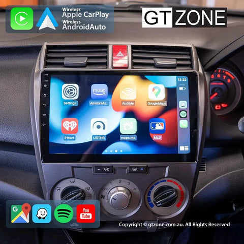 Honda City Head Unit Upgrade Kit (2009-2012) - 10inch Wireless Multitouch Smartscreen with Apple Carplay Android Auto Honda City Head Unit Upgrade Kit (2009-2012) - 10inch Wireless Multitouch Smartscreen with Apple Carplay Android Auto