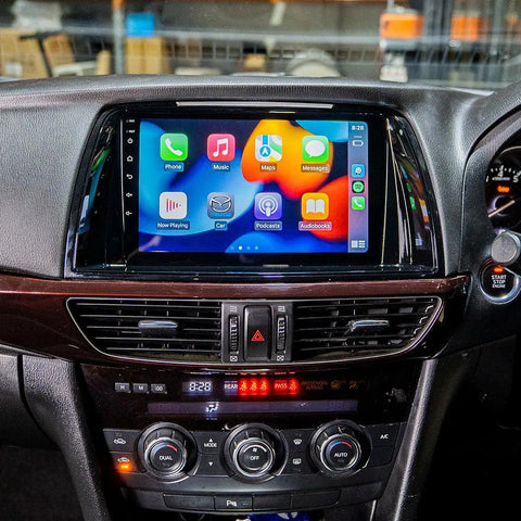 Mazda 6 Head Unit Upgrade Kit (2013) - 9inch Wireless Multitouch Smartscreen with Apple Carplay Android Auto Mazda 6 Head Unit Upgrade Kit (2013) - 9inch Wireless Multitouch Smartscreen with Apple Carplay Android Auto