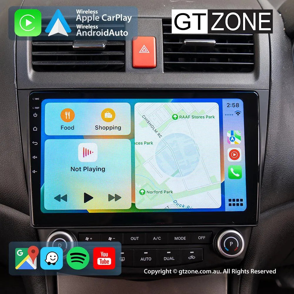 Honda Accord Head Unit Upgrade Kit (2003-2007) - 9inch Wireless Multitouch Smartscreen With Apple Carplay Android Auto Honda Accord Head Unit Upgrade Kit (2003-2007) - 9inch Wireless Multitouch Smartscreen With Apple Carplay Android Auto