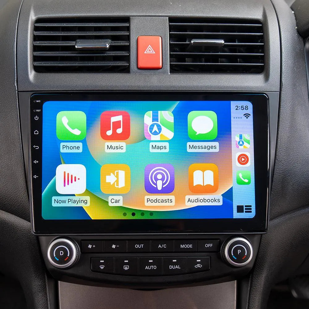 Honda Accord Head Unit Upgrade Kit (2003-2007) - 9inch Wireless Multitouch Smartscreen With Apple Carplay Android Auto Honda Accord Head Unit Upgrade Kit (2003-2007) - 9inch Wireless Multitouch Smartscreen With Apple Carplay Android Auto