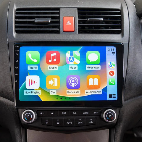 Honda Accord Head Unit Upgrade Kit (2003-2007) - 9inch Wireless Multitouch Smartscreen With Apple Carplay Android Auto Honda Accord Head Unit Upgrade Kit (2003-2007) - 9inch Wireless Multitouch Smartscreen With Apple Carplay Android Auto