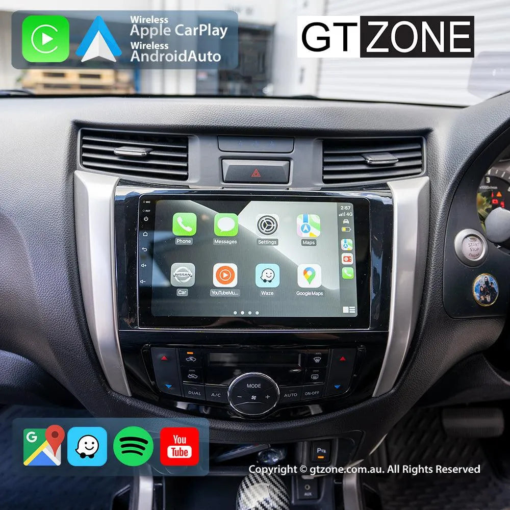 Nissan Navara NP300 Head Unit Upgrade Kit (2015-2019) - 9inch Wireless Multitouch Smartscreen with Apple Carplay Android Auto Nissan Navara NP300 Head Unit Upgrade Kit (2015-2019) - 9inch Wireless Multitouch Smartscreen with Apple Carplay Android Auto