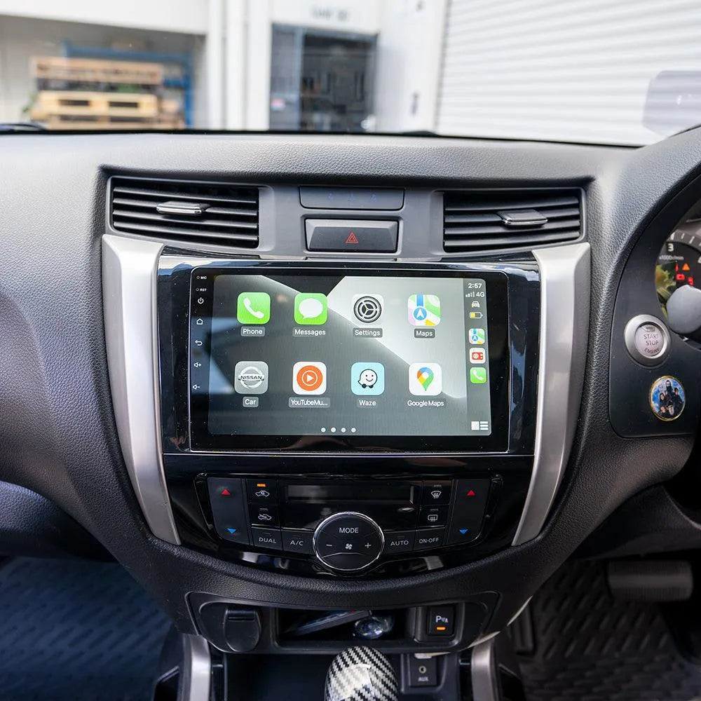 Nissan Navara NP300 Head Unit Upgrade Kit (2015-2019) - 9inch Wireless Multitouch Smartscreen with Apple Carplay Android Auto Nissan Navara NP300 Head Unit Upgrade Kit (2015-2019) - 9inch Wireless Multitouch Smartscreen with Apple Carplay Android Auto