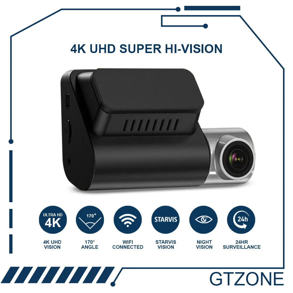 4K UHD Dash Cam & 2K Rear Camera with GPS 4K UHD Dash Cam & 2K Rear Camera with GPS