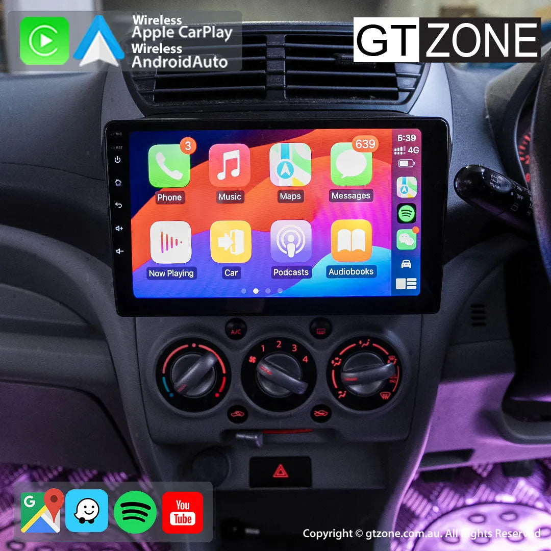 Suzuki Alto Head Unit Upgrade Kit (2009-2014) - 9inch Wireless Multitouch Smartscreen with Apple Carplay Android Auto Suzuki Alto Head Unit Upgrade Kit (2009-2014) - 9inch Wireless Multitouch Smartscreen with Apple Carplay Android Auto