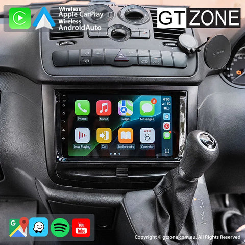 Mercedes Benz Vito Head Unit Upgrade Kit (2006-2014) - 9inch Wireless Multitouch Smartscreen with Apple Carplay Android Auto Mercedes Benz Vito Head Unit Upgrade Kit (2006-2014) - 9inch Wireless Multitouch Smartscreen with Apple Carplay Android Auto