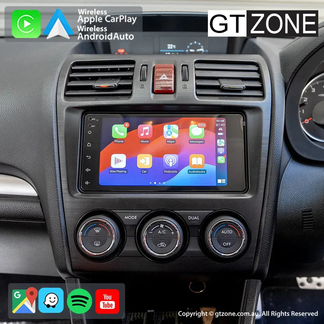 Subaru WRX Impreza Head Unit Upgrade Kit (2012-2014) - 7inch Wireless Multitouch Smartscreen with Apple Carplay Android Auto Subaru WRX Impreza Head Unit Upgrade Kit (2012-2014) - 7inch Wireless Multitouch Smartscreen with Apple Carplay Android Auto