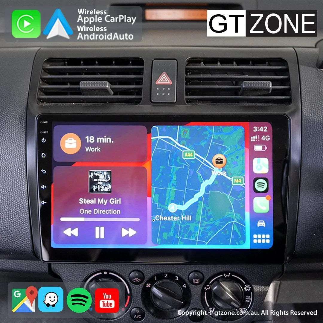 Suzuki Swift Head Unit Upgrade Kit (2005-2010) - 9inch Wireless Multitouch Smartscreen with Apple Carplay Android Auto (Copy) Suzuki Swift Head Unit Upgrade Kit (2005-2010) - 9inch Wireless Multitouch Smartscreen with Apple Carplay Android Auto (Copy)