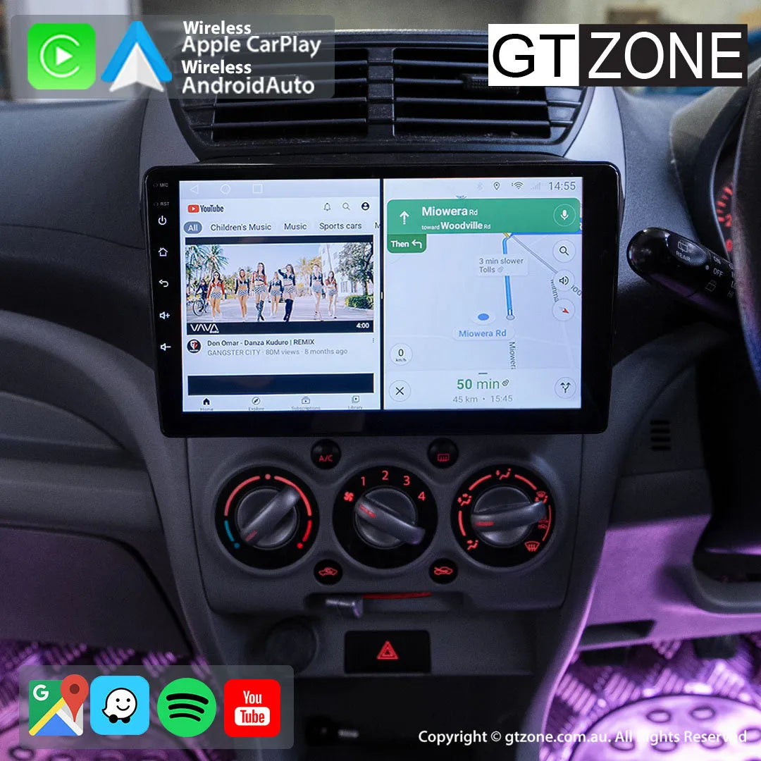Suzuki Alto Head Unit Upgrade Kit (2009-2014) - 9inch Wireless Multitouch Smartscreen with Apple Carplay Android Auto Suzuki Alto Head Unit Upgrade Kit (2009-2014) - 9inch Wireless Multitouch Smartscreen with Apple Carplay Android Auto