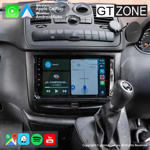 Mercedes Benz Vito Head Unit Upgrade Kit (2006-2014) - 9inch Wireless Multitouch Smartscreen with Apple Carplay Android Auto Mercedes Benz Vito Head Unit Upgrade Kit (2006-2014) - 9inch Wireless Multitouch Smartscreen with Apple Carplay Android Auto