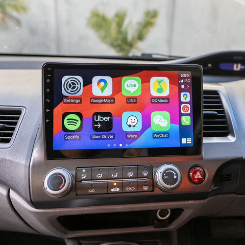 Honda Civic Head Unit Upgrade Kit (2006-2011) - 10inch Wireless Apple Carplay Android Auto Honda Civic Head Unit Upgrade Kit (2006-2011) - 10inch Wireless Apple Carplay Android Auto