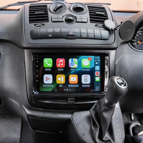 Mercedes Benz Vito Head Unit Upgrade Kit (2006-2014) - 9inch Wireless Multitouch Smartscreen with Apple Carplay Android Auto Mercedes Benz Vito Head Unit Upgrade Kit (2006-2014) - 9inch Wireless Multitouch Smartscreen with Apple Carplay Android Auto