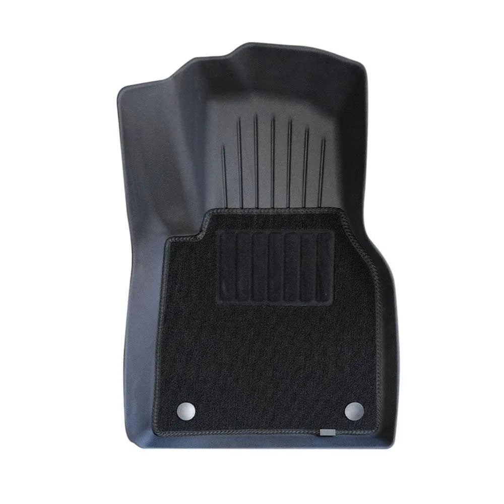 Tesla Model 3 All Weather Waterproof TPE driver Floor Mat with removable anti-slip carpet. Tesla Model 3 All Weather Waterproof TPE driver Floor Mat with removable anti-slip carpet.