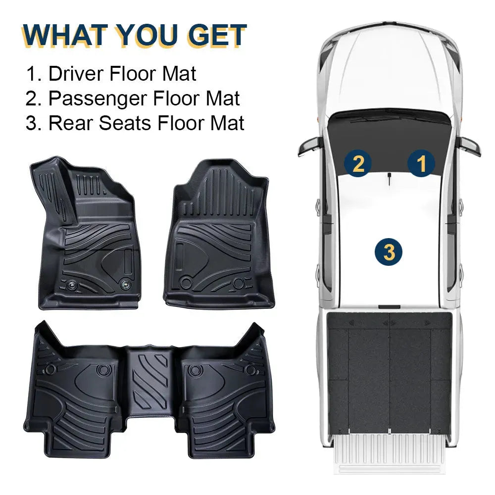 Toyota Hilux N80 Custom-Fit All Weather Waterproof TPE Floor Mat Toyota Hilux N80 Custom-Fit All Weather Waterproof TPE Floor Mat