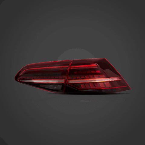 Volkswagen Golf MK7 MK7.5 Hatchback Vland LED Tail Lights with Sequential Turn Signal - gtzone Volkswagen Golf MK7 MK7.5 Hatchback Vland LED Tail Lights with Sequential Turn Signal - gtzone