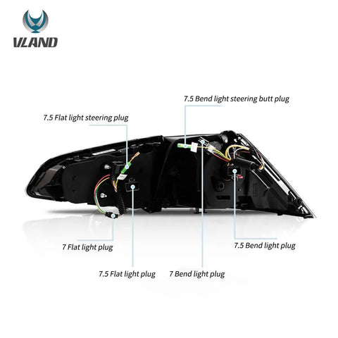 Volkswagen Golf MK7 MK7.5 Hatchback Vland LED Tail Lights with Sequential Turn Signal - gtzone Volkswagen Golf MK7 MK7.5 Hatchback Vland LED Tail Lights with Sequential Turn Signal - gtzone