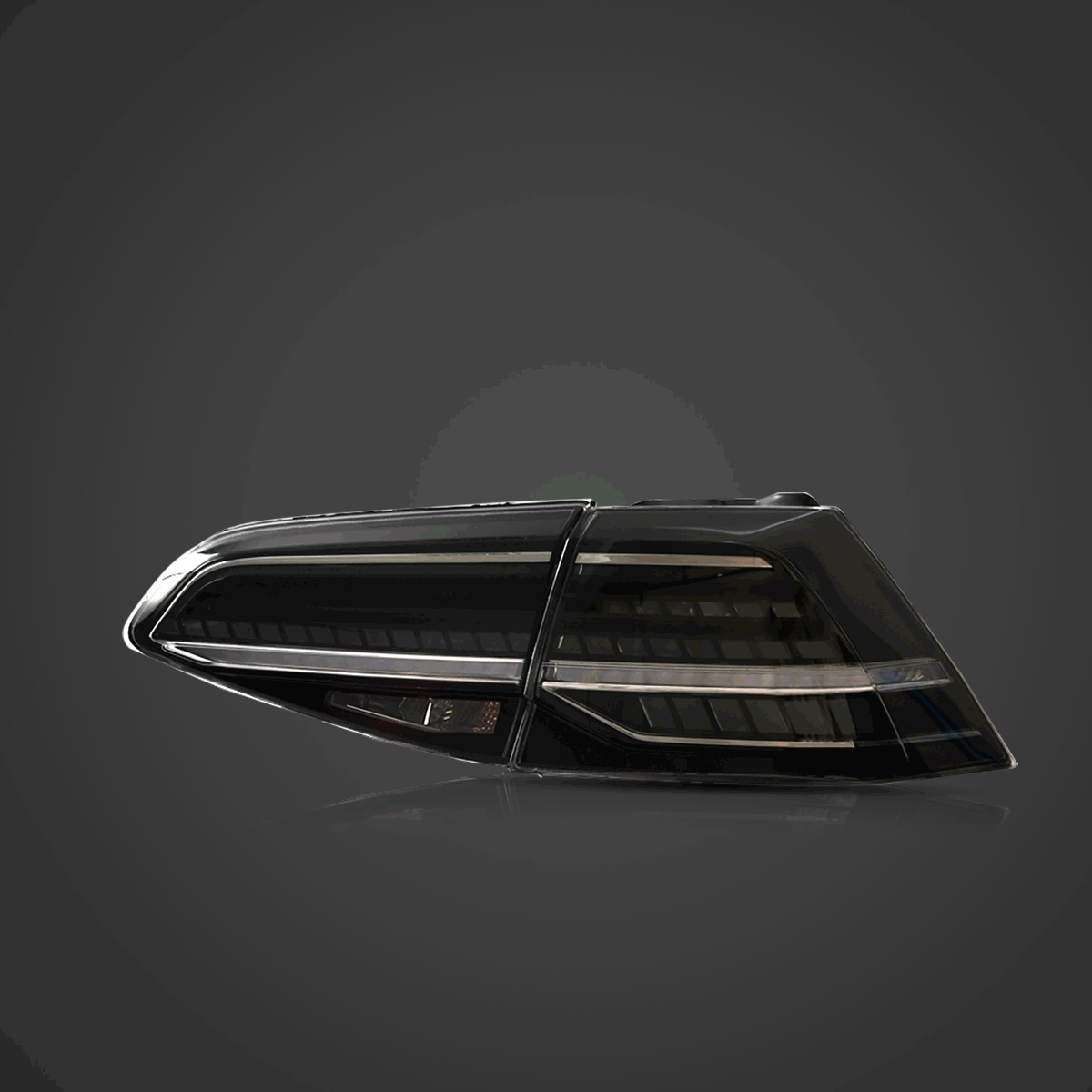 Volkswagen Golf MK7 MK7.5 Hatchback Vland LED Tail Lights with Sequential Turn Signal - gtzone Volkswagen Golf MK7 MK7.5 Hatchback Vland LED Tail Lights with Sequential Turn Signal - gtzone