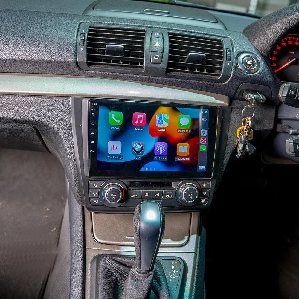BMW 1-Series Auto-AC Head Unit Upgrade Kit (2004-2011) - 9inch Wireless Multitouch Smartscreen with Apple Carplay Android Auto BMW 1-Series Auto-AC Head Unit Upgrade Kit (2004-2011) - 9inch Wireless Multitouch Smartscreen with Apple Carplay Android Auto