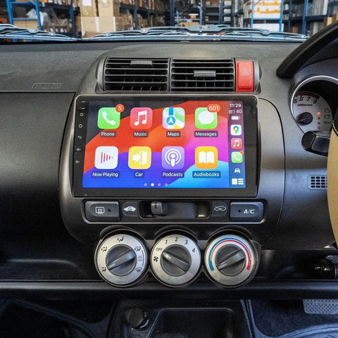 Honda Jazz Head Unit Upgrade Kit (2002-2008) - 9inch Wireless Multitouch Smartscreen with Apple Carplay Android Auto Honda Jazz Head Unit Upgrade Kit (2002-2008) - 9inch Wireless Multitouch Smartscreen with Apple Carplay Android Auto