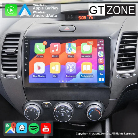 Kia Cerato Head Unit Upgrade Kit (2013-2018) - 9inch Wireless Multitouch Smartscreen with Apple Carplay Android Auto Kia Cerato Head Unit Upgrade Kit (2013-2018) - 9inch Wireless Multitouch Smartscreen with Apple Carplay Android Auto