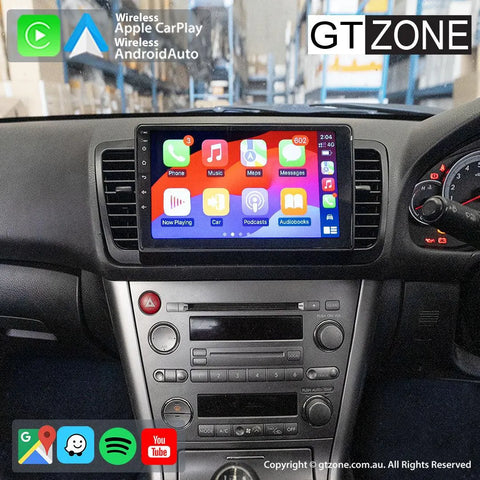 Subaru Liberty Legacy Head Unit Upgrade Kit (2003-2009) - 9inch Wireless Multitouch Smartscreen with Apple Carplay Android Auto Subaru Liberty Legacy Head Unit Upgrade Kit (2003-2009) - 9inch Wireless Multitouch Smartscreen with Apple Carplay Android Auto