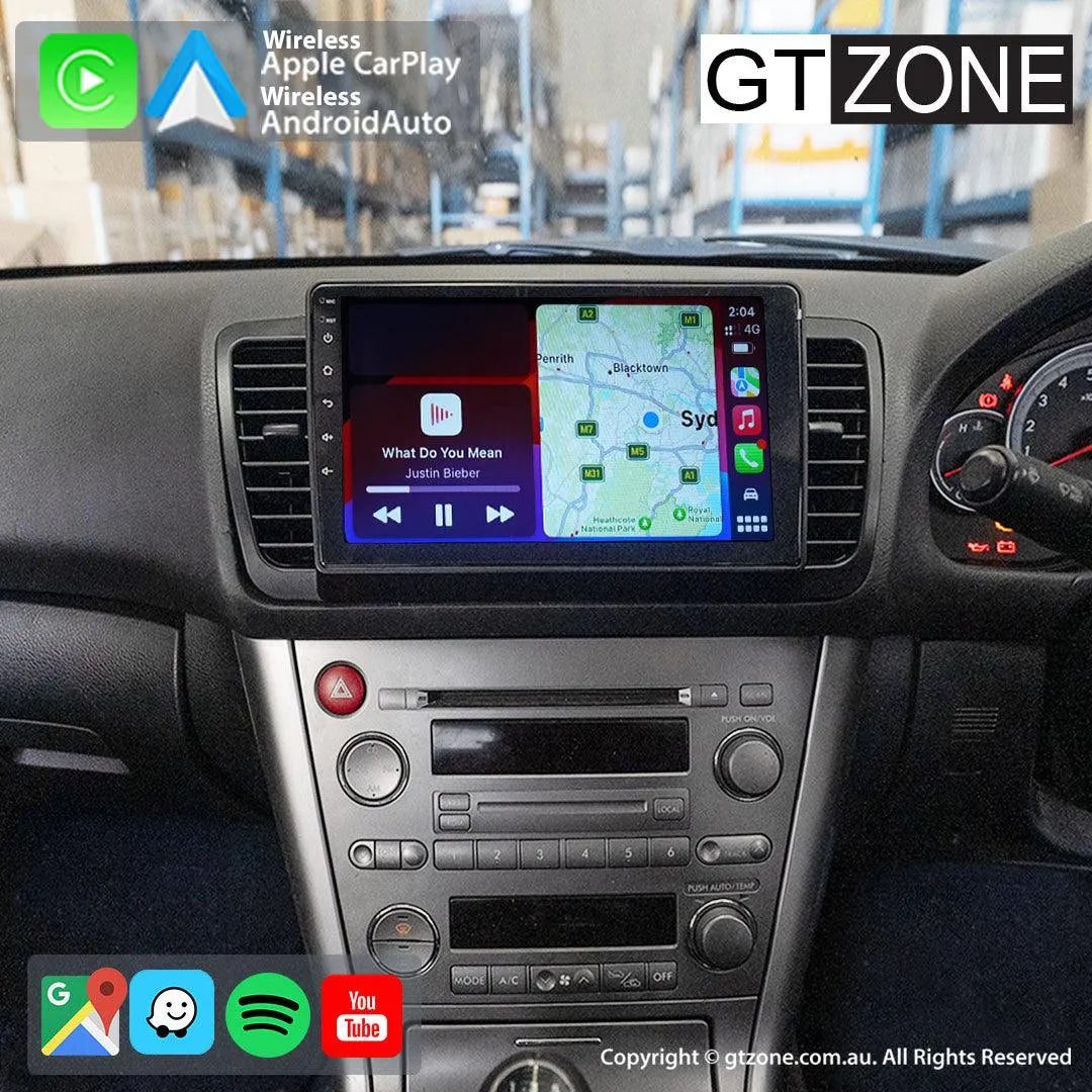 Subaru Liberty Legacy Head Unit Upgrade Kit (2003-2009) - 9inch Wireless Multitouch Smartscreen with Apple Carplay Android Auto Subaru Liberty Legacy Head Unit Upgrade Kit (2003-2009) - 9inch Wireless Multitouch Smartscreen with Apple Carplay Android Auto
