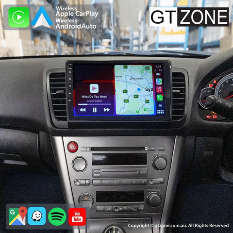 Subaru Liberty Legacy Head Unit Upgrade Kit (2003-2009) - 9inch Wireless Multitouch Smartscreen with Apple Carplay Android Auto Subaru Liberty Legacy Head Unit Upgrade Kit (2003-2009) - 9inch Wireless Multitouch Smartscreen with Apple Carplay Android Auto