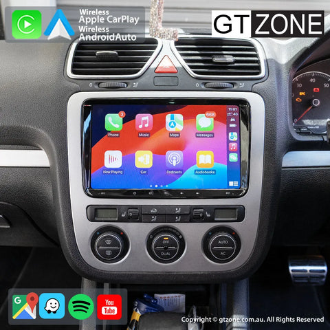 Volkswagen Eos Head Unit Upgrade Kit (2007-2014) - 9inch Wireless Multitouch Smartscreen with Apple Carplay Android Auto Volkswagen Eos Head Unit Upgrade Kit (2007-2014) - 9inch Wireless Multitouch Smartscreen with Apple Carplay Android Auto