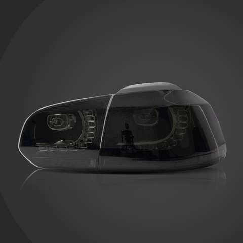 VW Golf Mk6 Sequential Red LED Tail Lights Vland - gtzone VW Golf Mk6 Sequential Red LED Tail Lights Vland - gtzone