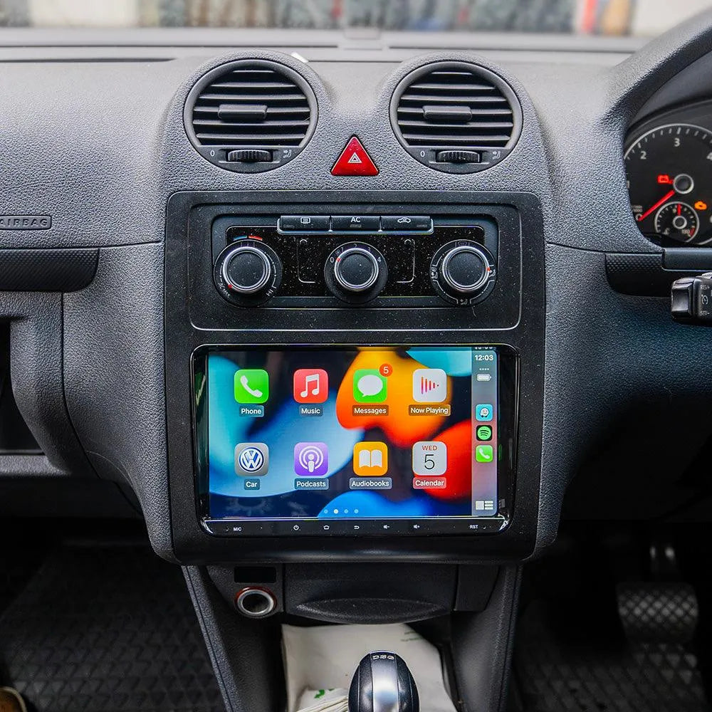 Volkswagen Caddy Head Unit Upgrade Kit (2005-2015) - 9inch Wireless Multitouch Smartscreen with Apple Carplay Android Auto