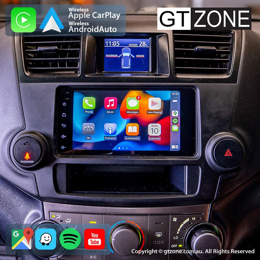 Toyota Kluger Carplay Android Auto Head Unit Stereo 2007-2013 - gtzone