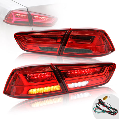 Mitsubishi Lancer 2008-2018 Evo X - Vland Sequential LED Tail Lights